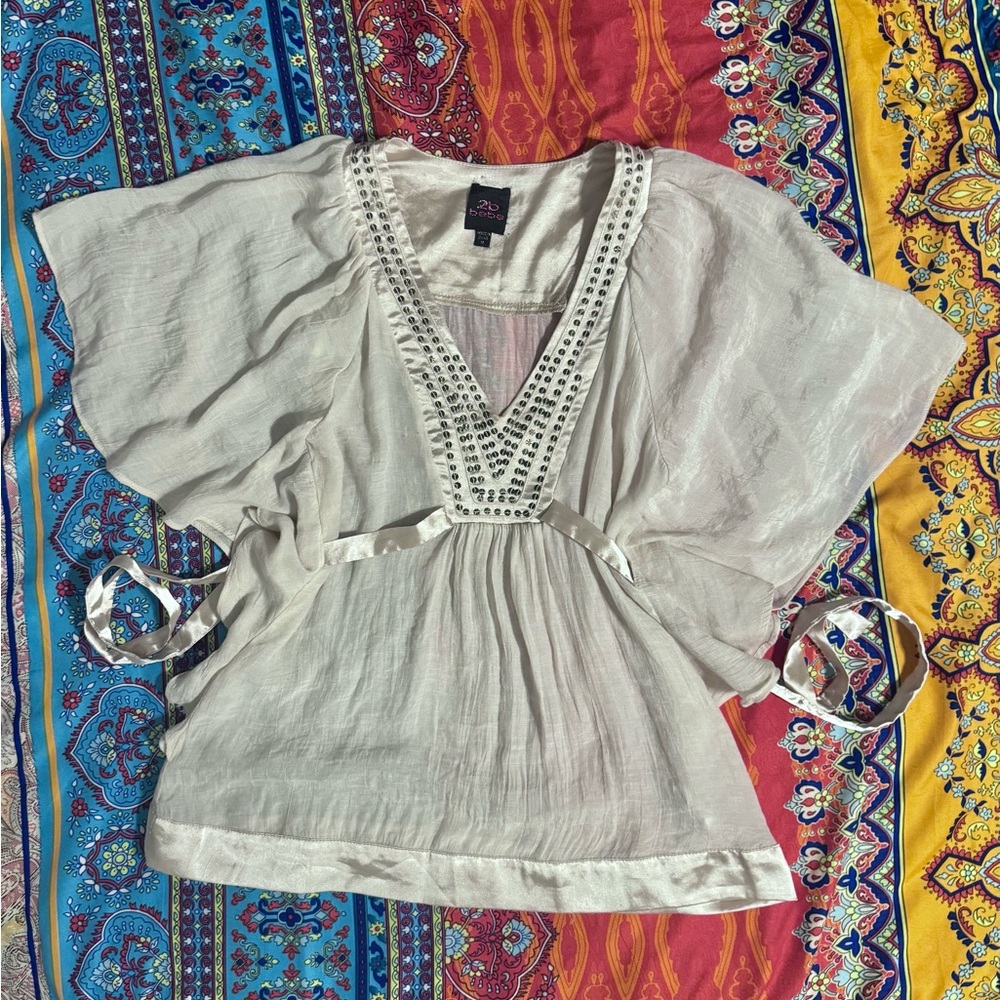 Y2K Bebe Batwing Top
